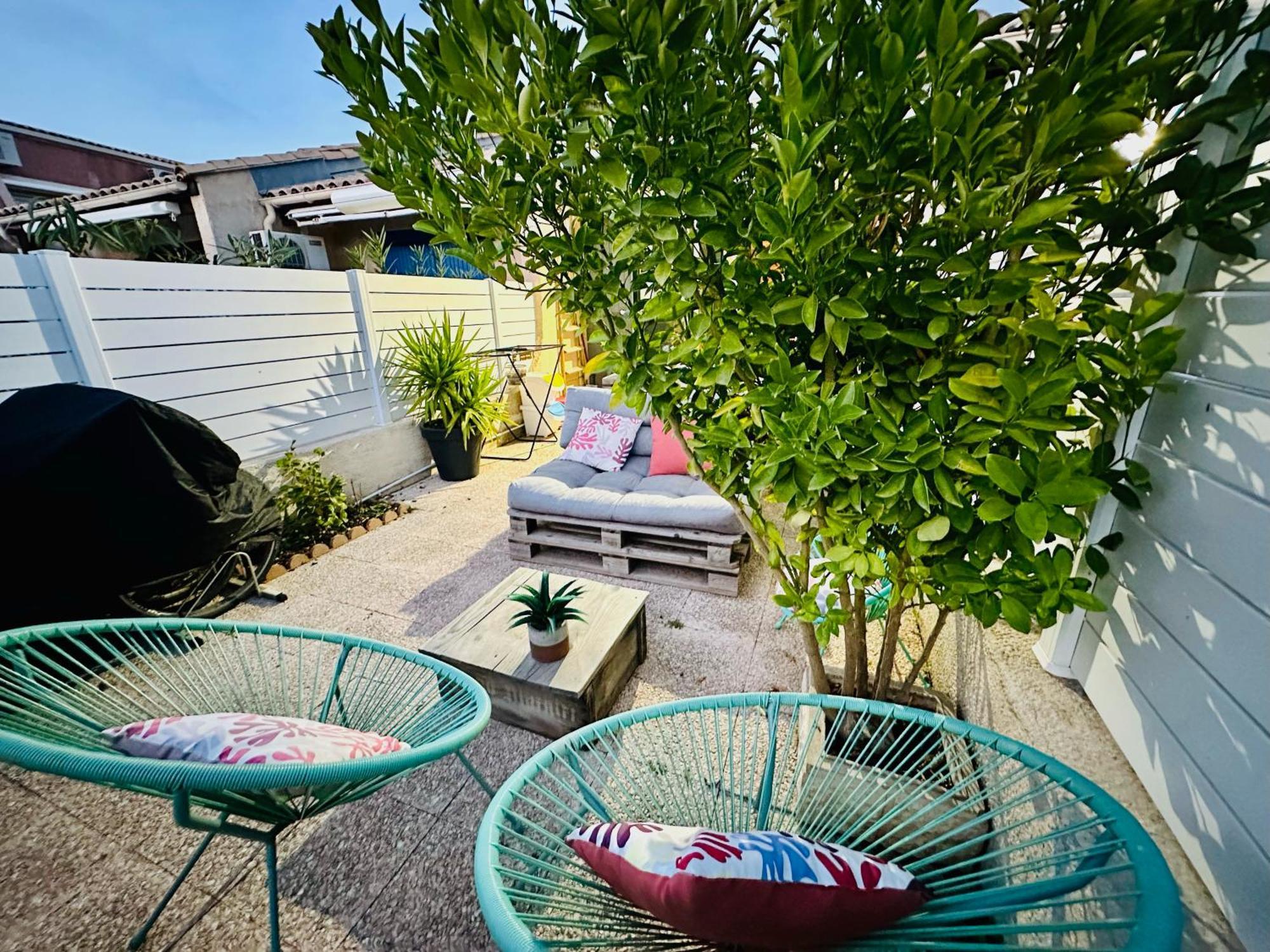Residence Le Sunset Marseillan-Plage, Entre Mer Et Lagune De Thau, Etape Velo, Famille, Couple, Vrp, Toutou Admis, Jardin, Parking Prive Gratuit, Velos, Clim, Wifi Fibre Gratuite, Commodites, Plage Et Piste Cyclable A Proximite, 6 Couchages Nous Cont Екстер'єр фото
